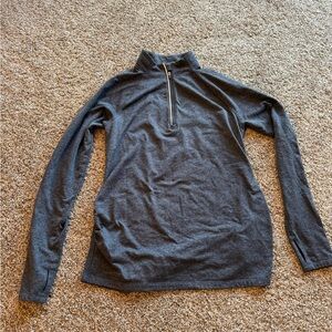 Old Navy Gray Quarter-Zip Sweatshirt